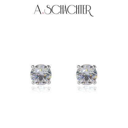 Noir & Lumière Duo — Black（1 ct. Round cut)