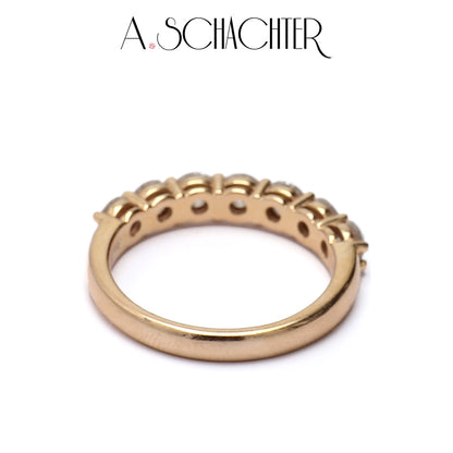 Classic Radiance Diamond Eternity Band（0.15 ct * 7. Round cut)