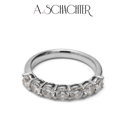 Classic Radiance Diamond Eternity Band（0.15 ct * 7. Round cut)