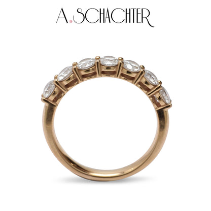 Classic Radiance Diamond Eternity Band（0.15 ct * 7. Round cut)