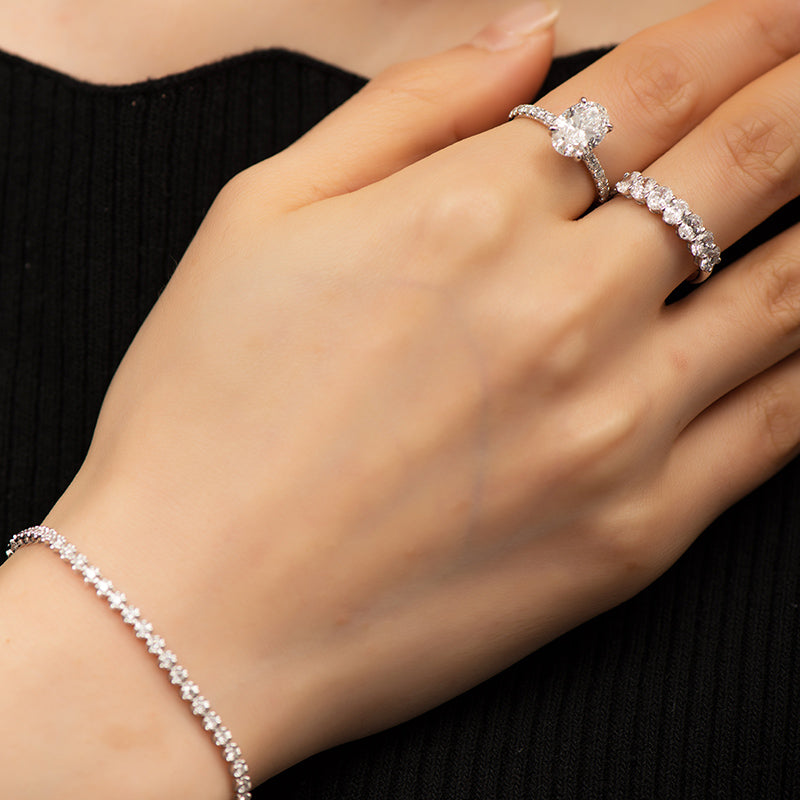 Aurora Oval Band (0,2 ct * 7. Ovalschliff)