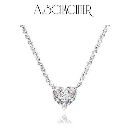 Ewige Herzkette (0,3 ct. Herzschliff)