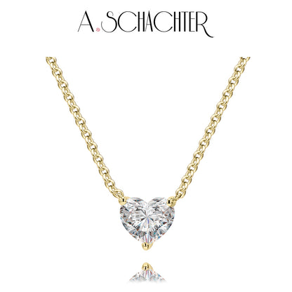 Ewige Herzkette (0,3 ct. Herzschliff)