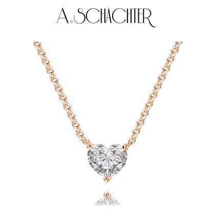 Ewige Herzkette (0,3 ct. Herzschliff)
